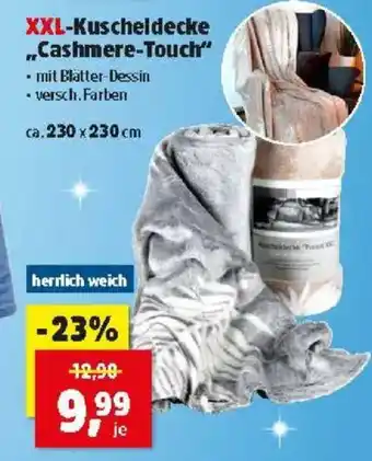 Thomas Philipps XXL-Kuscheldecke ,,Cashmere-Touch" Angebot