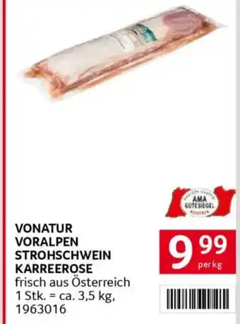 Transgourmet Vonatur voralpen strohschwein karreerose Angebot