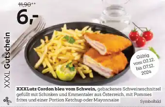 XXXLutz XXXLutz Cordon bleu vom Schwein Angebot