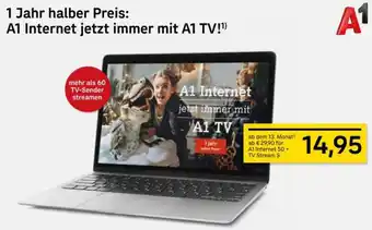 Post A1 Internet jetzt immer mit A1 TV Angebot