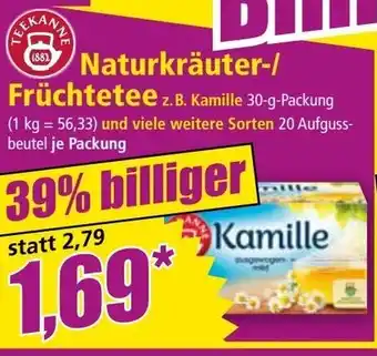 Norma Naturkräuter-/ Früchtetee Angebot