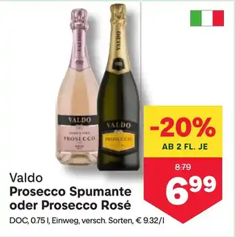 MPreis Prosecco Spumante oder Prosecco Rosé Angebot