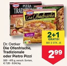 MPreis Die Ofenfrische, Tradizionale oder Pietro Pizzi Angebot