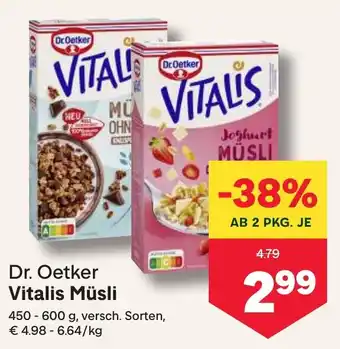 MPreis Vitalis Müsli Angebot