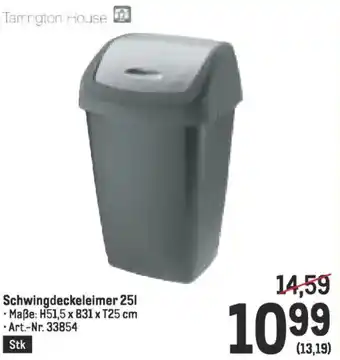 Metro Schwingdeckeleimer 25 l Angebot