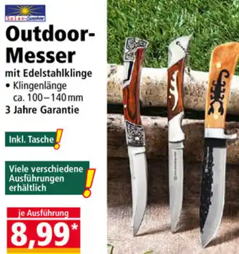 Norma Outdoor Messer 100-140 mm 3 Jahre Garantie Angebot
