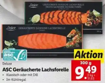 Lidl ASC Geräucherte Lachsforelle Angebot