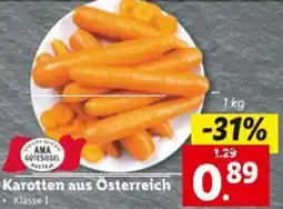 Lidl Karotten aus Österreich Angebot