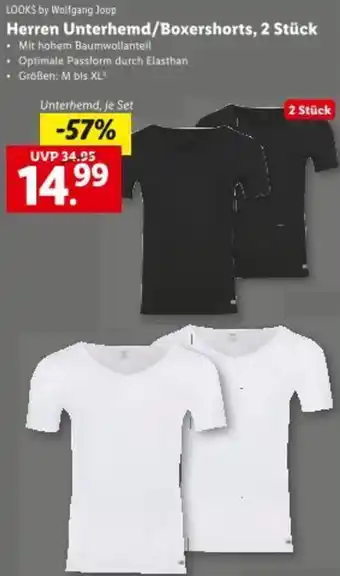 Lidl Herren Unterhemd/Boxershorts Angebot