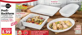 Norma Profi Backform Angebot