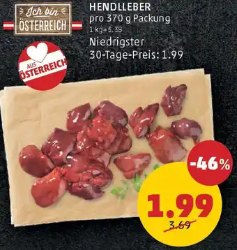 PENNY Hendlleber Angebot