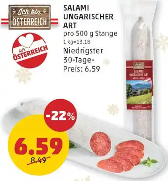 PENNY Salami Ungarischer Art Angebot