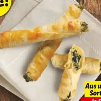 Lidl Börekstange Mit Spinat und Käse Lidl Angebot