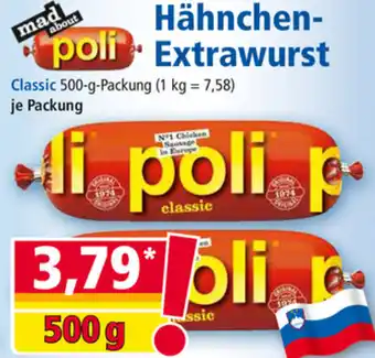 Norma Hähnchen Extrawurst 500 g Angebot