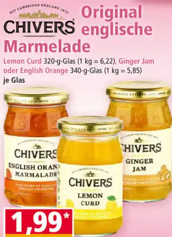 Norma Chivers Original Englische Marmelade 320 g Angebot