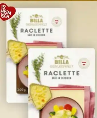 Billa Raclette Scheiben Angebot