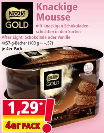 Norma Nestle Gold Knackige Mousse 4x57 g Angebot