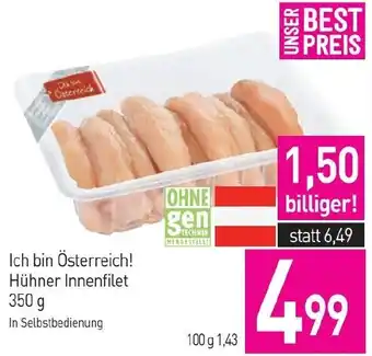 Sutterlüty Ich bin Österreich! Hühner Innenfilet Angebot