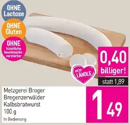 Sutterlüty Metzgerei Broger Bregenzerwälder Kalbsbratwurst Angebot