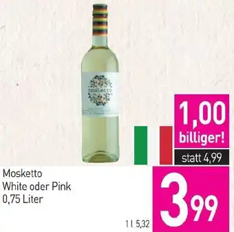 Sutterlüty Mosketto White oder Pink Angebot