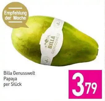 Sutterlüty Billa Genusswelt Papaya Angebot