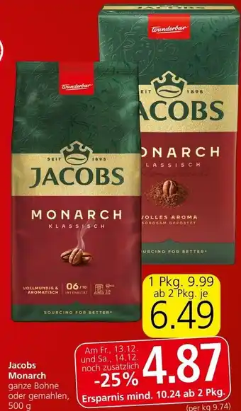 Spar Jacobs monarch Angebot