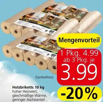 Spar Holzbriketts Angebot