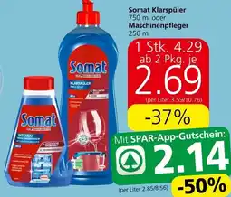 Spar Somat Klarspüler oder Maschinenpfleger Angebot