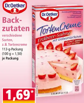 Norma De. Oetker Back Zutaten 113 g Angebot