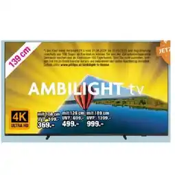 Red Zac 139 cm Ultra HD Ambilight TV 55PUS8079/12 UVP 799 € RED ZAC Angebot