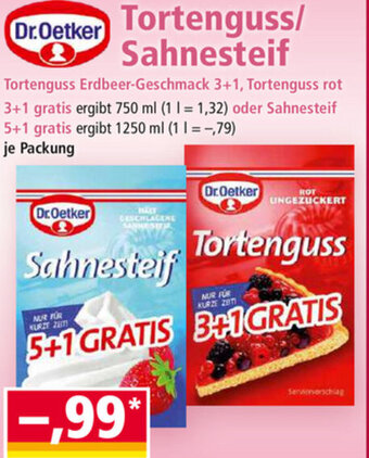 Norma Dr. Oetker Tortenguss/Sahnesteif Angebot