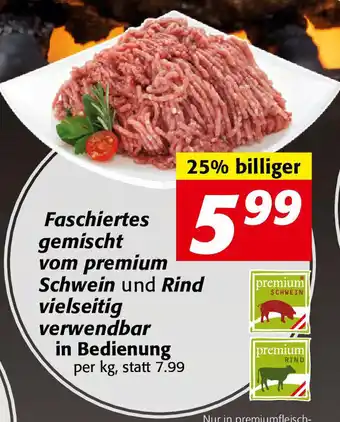 Nah&Frisch Faschiertes Gemischt Vom Premium Schwein Angebot