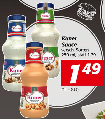 Nah&Frisch Kuner Sauce 250 ml Angebot