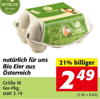 Nah&Frisch Natürlich Für Uns Bio Eier Aus Österreich Angebot
