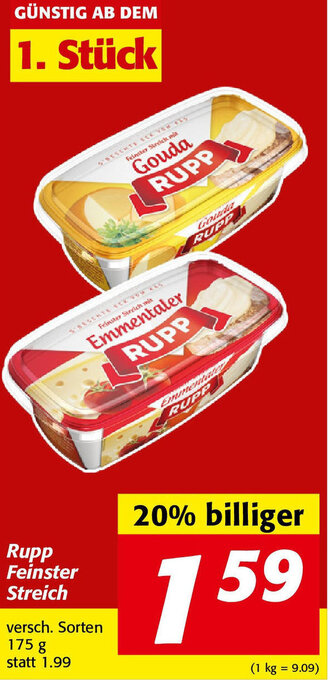 Nah&Frisch Rupp Feinster Streich 175 g Angebot