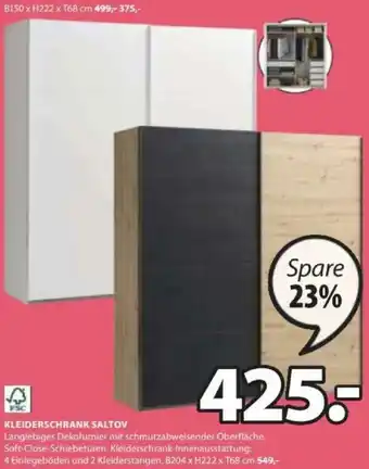 JYSK Kleiderschrank Saltov Angebot