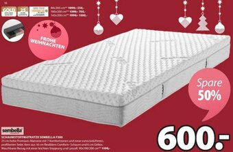 JYSK Schaumstoffmatratze Sembella F300 Angebot