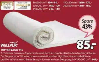 JYSK Topper Gold T45 Angebot