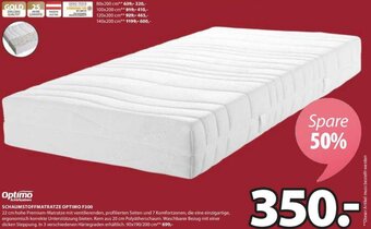 JYSK Schaumstoffmatratze Optimo F300 Angebot
