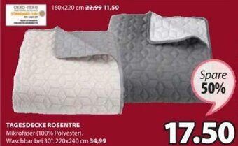 JYSK Tagesdecke Rosentre Angebot