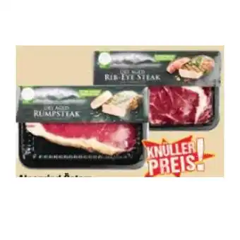 Maximarkt Österr. Dry Aged Rumpsteak oder Dry Aged Rib-Eye Steak vom Jungstier Maximarkt Angebot