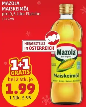 PENNY Mazola maiskeimöl Angebot