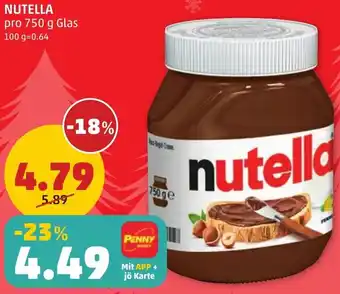 PENNY Nutella Angebot