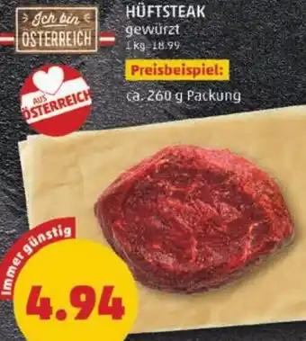 PENNY Hüftsteak Angebot