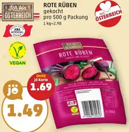 PENNY Rote Rüben Angebot