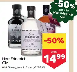 MPreis Herr Friedrich Gin Angebot