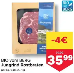 MPreis BIO vom BERG Jungrind Rostbraten Angebot