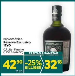 Billa Reserve Exclusiva 12YO Angebot