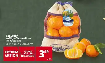 Billa Saftige clementinen im jutesack Angebot