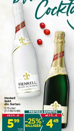 Billa Henkell Sekt Angebot